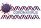 Let`s Stop Covid-19, Covid-19 Coronavirus concept inscription typography design logo. World Health organization WHO introduced ne