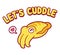 Lett`s cuddle cartoon cuttlefish