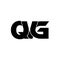 Lette QVG simple monogram logo icon design.