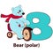 Letter B - Bear polar.