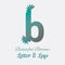 Letter B for Botanic and bio Logo Design Concept Template