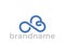 Letter b cloud logo design, technology logo design