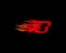 Letter B on Fire .Letter B with Fire vector Automotive logo design concept illustration