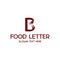 Letter B Fork Food Modern Business Logo