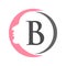 Letter B Spa And Beauty Logo Template. Beauty Woman Logo Used For Icon, Brand, Identity, Spa, Feminine Symbol