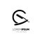 Letter C Straight Razor Logo Design Vector Icon Graphic
