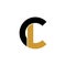 Letter CL simple monogram logo icon design.