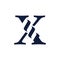 Letter X Construction Art logo Template