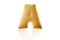 Letter A Cookie Biscuit english capital font isolated