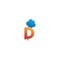 Letter D Hat chef icon logo
