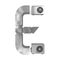 Letter E of air conditioning and ventilation pipes