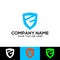 Letter E and shield vector logo. Effective logo design template ,Letter E logo ,Shield logo , Security vector