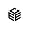 Letter ECE Cube Logo Design