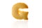 Letter G Cookie Biscuit english capital font isolated