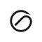 Letter g curves circle lines geometric logo
