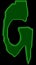 letter g horror font ectoplasm slime halloween