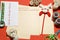 Letter, greeting card to Santa Claus in Spanish