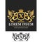 Letter X Griffin Logo Heraldic Crown King Symbol