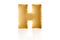 Letter H Cookie Biscuit english capital font