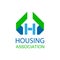 Letter h housing association vector logo. letter h icon. Stock illustration