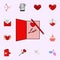 Letter, heart, write, love, valentine s day icon. Love icons universal set for web and mobile