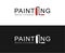 Letter i shape paint roll logo Design Vector. Paint roller logo icon design template. Repair of apartments and houses