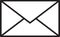 letter icon black and white  graphics