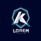 Letter K Gaming Sport Team Logo Design