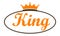 Letter King Modern Logo
