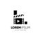 Letter L Clapperboard Logo Design Vector Icon Graphic Emblem Illustration