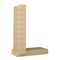 Letter L from laminated veneer lumber