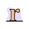 Letter Lowercase R Conceptual Vector Illustration Design Icon