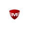 Letter M Shield Wing Logo Vector.