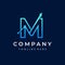 Letter M Trade Investment Marketing Logo