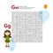 Letter Maze G. This worksheet helps kids recognize and name capital and lowercase letters. Kids also exercise thinking