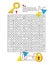 Letter Maze K. This worksheet helps kids recognize