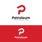 Letter Monogram P Petroleum Logo Design Template