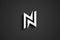 letter N logo design, Minimal N initial vector icon