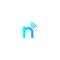 Letter n, Wireless connecting logo