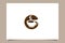 Letter O or circle coffee logo