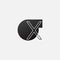 Letter X Overlap Abstract Oil Pump logo icon. Black Oil Pump shape with outline letter logo icon vector design concept