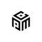 Letter PCM Cube Logo Design