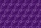 Letter Q pattern in different colored purple shades