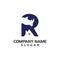 Letter R with Rhino and Roof for Logo, Icon, Graphic Resource of Real Estate or Home.