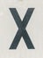 Letter X railroad crossing sign background texture