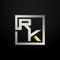 Letter RK modern logo icon monogram design. Outstanding professional elegant trendy based alphabet. Vector graphic template