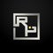 Letter RP modern logo icon monogram design. Outstanding professional elegant trendy based alphabet. Vector graphic template