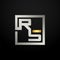 Letter RS modern logo icon monogram design. Outstanding professional elegant trendy based alphabet. Vector graphic template
