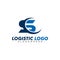 Letter S For Logistic Logo Vector