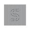 Letter S logotype. Vector lineart design element, logo or icon. Concept of connection